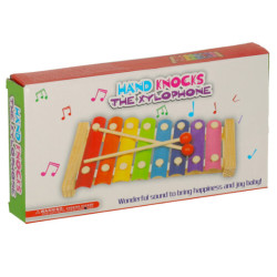 Farebný vzdelávací drevený cimbal