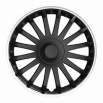 Puklice pre Škoda 16 CRYSTAL SO black