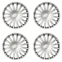 Puklice pre Škoda 16 CRYSTAL silver