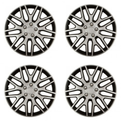 Puklice pre Škoda 14 Dakar NC silver and black