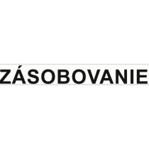 Samolepka zásobovanie (vnútorné na sklo)