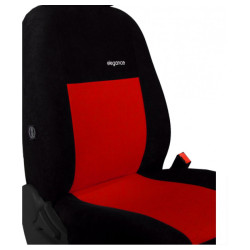 Poťahy pre OPEL ZAFIRA 7 miestne A (1999-2006) Elegance (velour-velour) bordová (vyp)