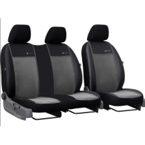 Poťahy pre FIAT DUCATO 2+1 III (2007-2014) Comfort (Alcantara) tmavo šedá (vyp)