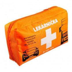 Autolekárnička v textilnom obale + karta prvej pomoci