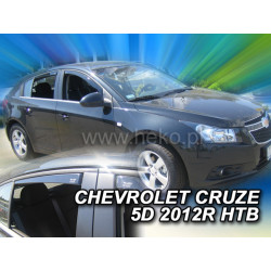 Deflektory CHEVROLET Cruze 4D (+zadné) (2009-2015)
