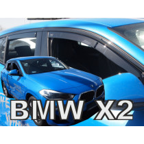 Deflektory BMW X2 F39 5D (+zadné) (od 2018)