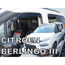 Deflektory CITROËN Berlingo III 4D/5D (+zadné) (od 2018)