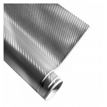 Autofólia so vzduchovými kanálikmi strieborná-karbón