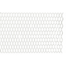 Hliníková mriežka strieborná, oko 6x16mm