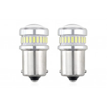 Žiarovky LED CANBUS 3014 24SMD + 3030 6SMD 1156 (R5W, R10W) P21 White 12V/24V (2ks)