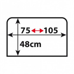 Slnečná clona naťahovacia M 2ks