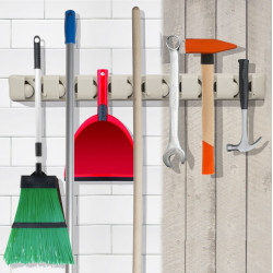 Univerzálny držiak náradia/násad na stenu·5 miestny