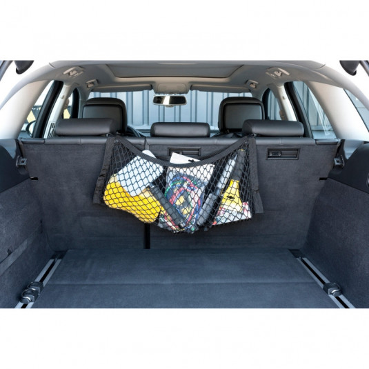 Walser sieťka na uskladnenie vecí závesná na zadné sedadlá 30x65 cm