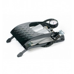 Hustilka nožná 2-piesty s tlakomerom