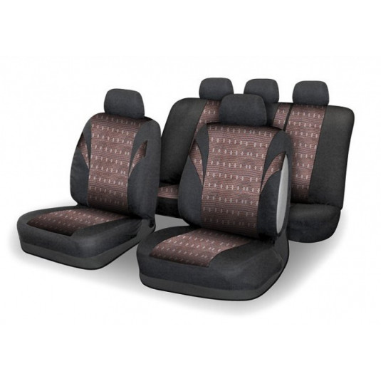 Poťahy sedadiel sada 9ks JACK I. AIRBAG