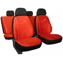 Autopoťahy Comfort tehlovo červené (alcantara)