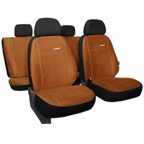 Autopoťahy Comfort hnedé (alcantara)