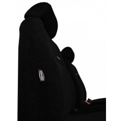 Autopoťahy Elegance čierno-čierne (velour-velour)