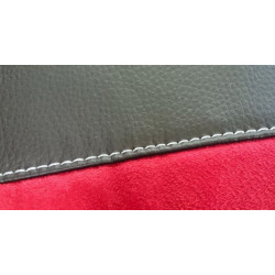 Autopoťahy GT tehlovo červeno-čierne (Alcantara-koža)