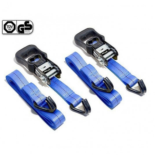 Popruh s račňou a hákmi 2ks 400daN 32mm x 4,90 m TÜV