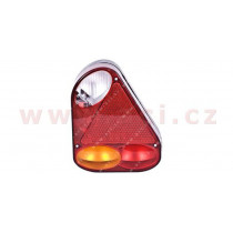 Zadné svetlo pravé - výška 220mm - gumová priechodka pre kabeláž