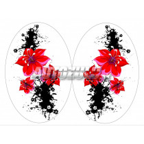 Samolepka set Orchidea 2ks