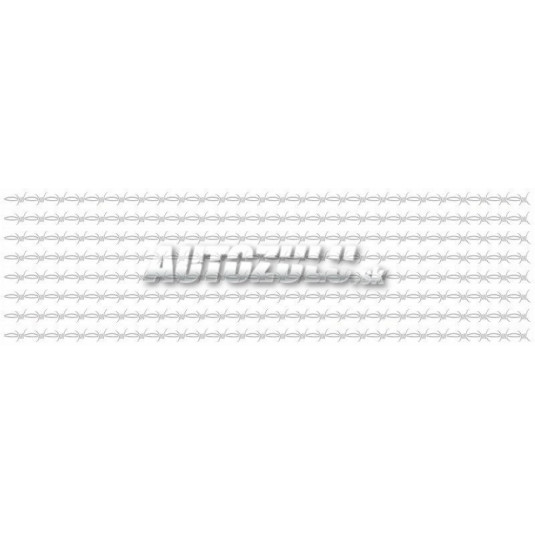 Samolepka na bok auta drôt strieborná