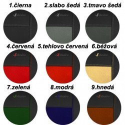 Poťahy pre MERCEDES C KLASA COUPE 3dverové W203 (2000-2007) Exclusive Alcantara (Alcantara-koža)