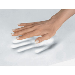 Bedrový vankúš z pamäťovej peny čierny -1ks