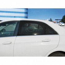 Slnečná clona naťahovacia 2ks - lichobežníkový tvar