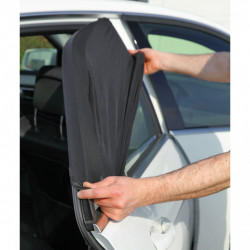 Slnečná clona naťahovacia 2ks - lichobežníkový tvar