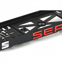 Podložka pod ŠPZ 3D SEAT červená