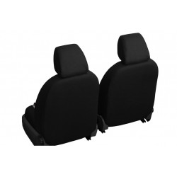 Autopoťahy Exclusive Alcantara 1+1 predné (Alcantara-koža) slabo sivo-čierne