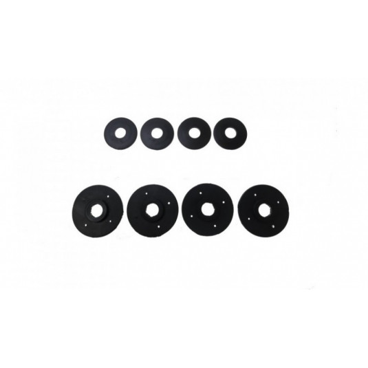 Kruhové fixácie sada 4ks so zvýšeným okrajom