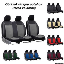 Poťahy pre IVECO DAILY 2+1 IV (2006-2011) Exclusive Leather (koža)