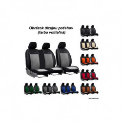 Poťahy pre OPEL Vivaro C 2+1 (od 2019) Exclusive Alcantara (Alcantara-koža)