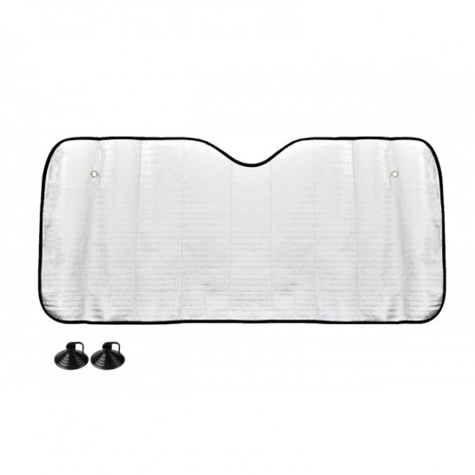 Clona na predné sklo strieborná - 145x70 cm