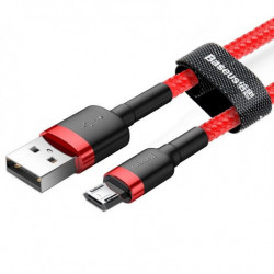 Kábel USB na micro USB BASEUS Cafule 1,5A 200cm červený