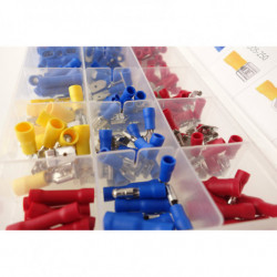 Elektrické svorky/koncovky mix, krabica 250 ks