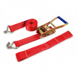 Upínací popruh na koleso 3-bodový s račňou 5000kg 50mm 3m