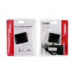 Rozdvojka autozapaľovača + USB SOC1