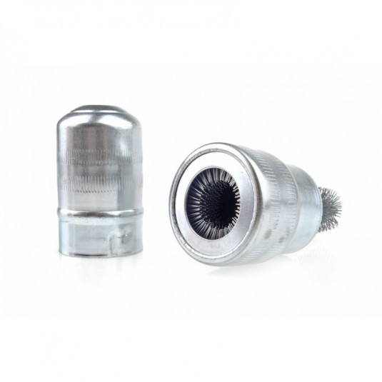 Čistiaca kefa pre póly batérie a svorky, kovová.