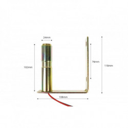 Držiak výstražného majáku MP04 typ U