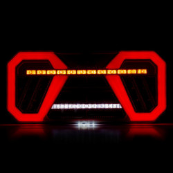 Svetlo zadné združené LED dynamické ĽAVÉ RCL-04-L