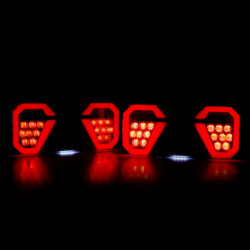 Svetlo zadné združené LED dynamické PRAVÉ RCL-04-R