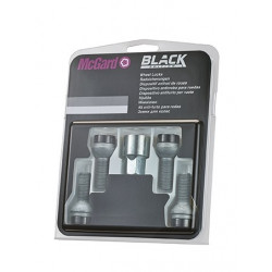 Bezpečnostné šróby McGard M14x1,5x26,7mm R13 BLACK EDITION