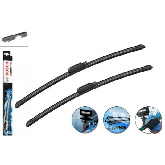 Stierače Bosch Aerotwin sada pre AUDI A6 Avant [4F5,C6] (03.05-08.11) 555/555mm