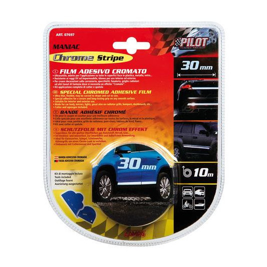 Chrómová lišta MANIAC 30