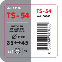 Koncovka výfuku  (Ø výfuku do 45mm) TS-54