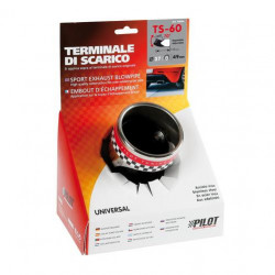 Koncovka výfuku (Ø výfuku do 49mm) TS-60 ohybná